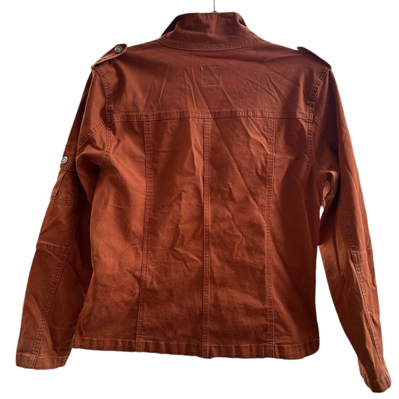 UTILITY JACKET BURNT ORANGE WOMENS MEDIUM - Picture 2 of 2